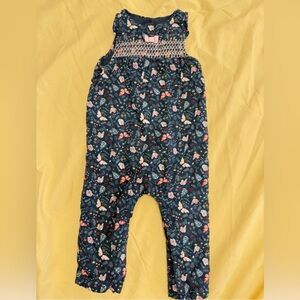 SeRGeNT Major Toddler  Girls Smocked Butterfly Romper 24 Months
